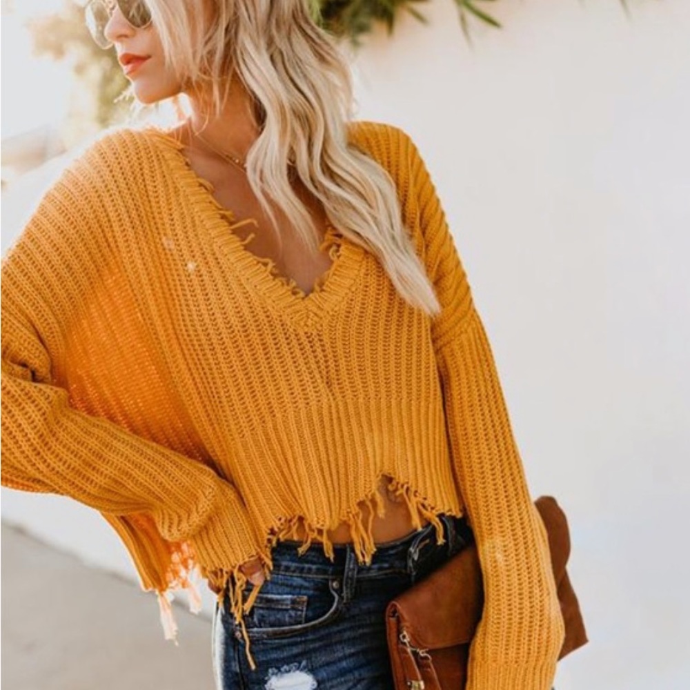 Mustard Vici sweater by skylar+madison